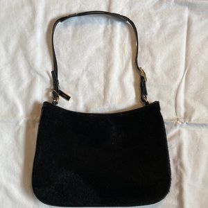 Coach calf hair - pony hair - black small bag - VGUC
